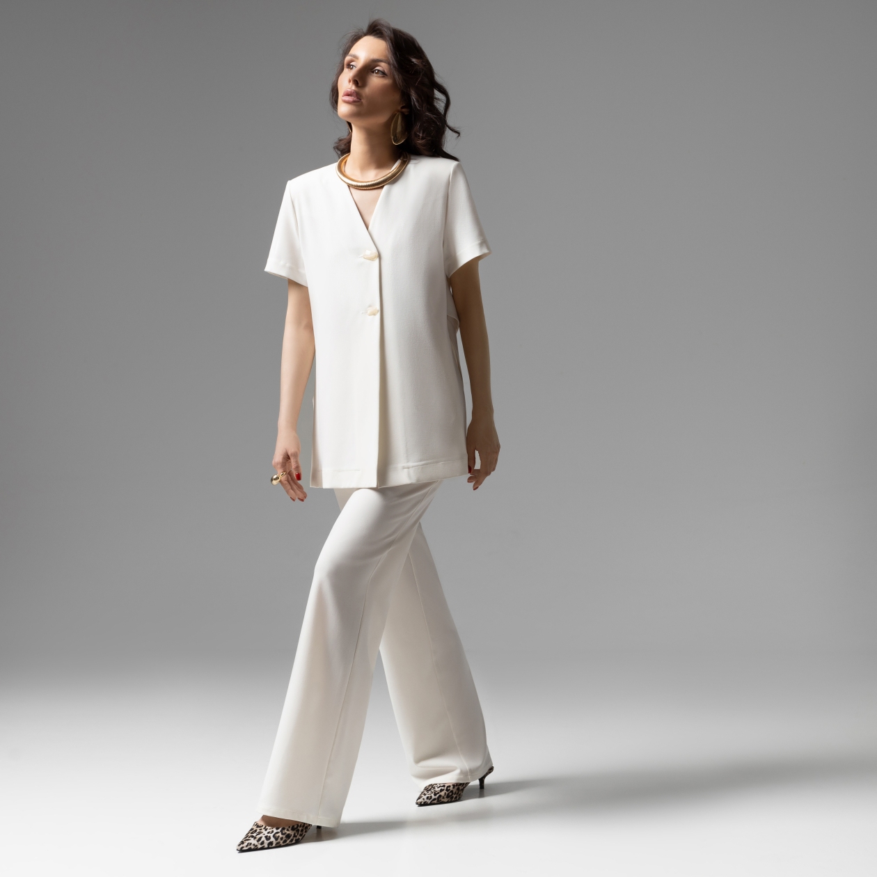 Ст.цена 4490р. Брючный костюм, На шаг впереди моды