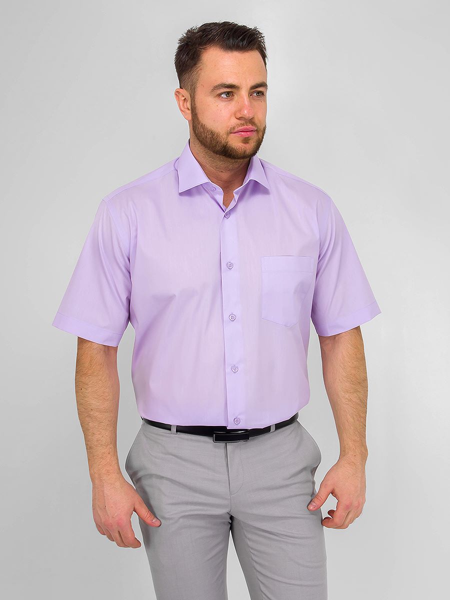 Сорочка мужская короткий рукав GREG 720/109/LV