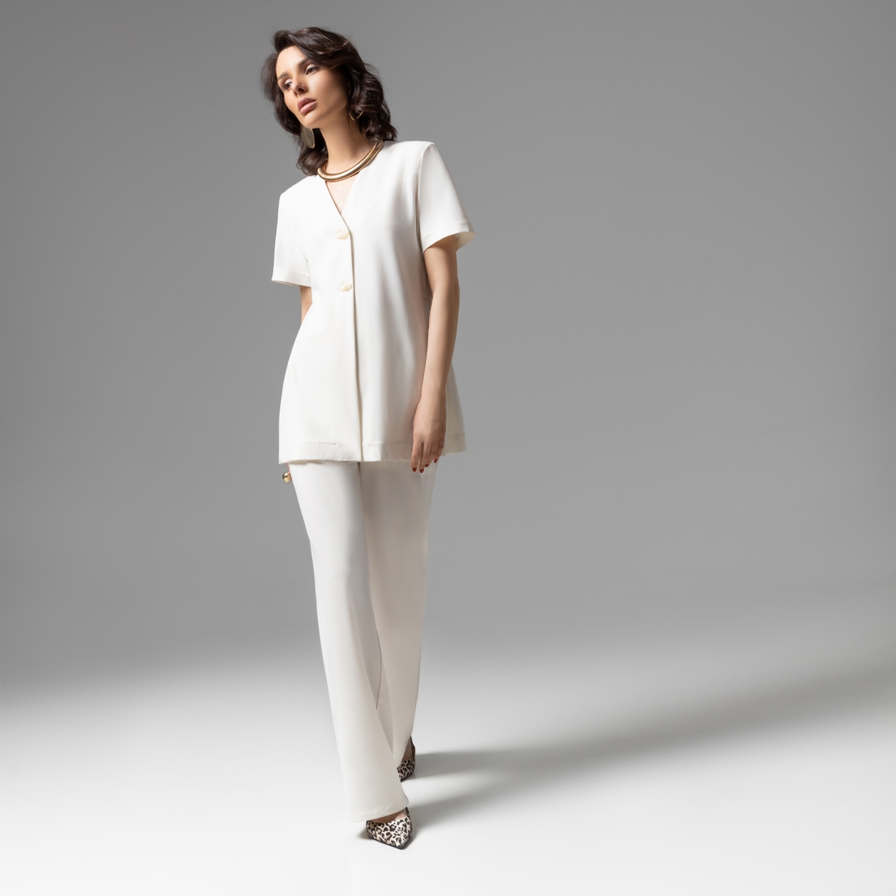 Ст.цена 4490р. Брючный костюм, На шаг впереди моды