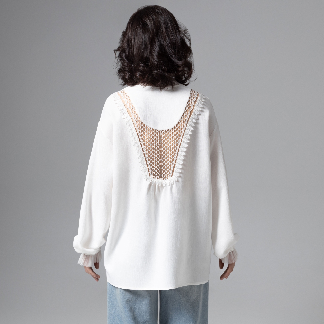 Ст.цена 2390р. Рубашка нарядная, Моя аура – люкс (белая)