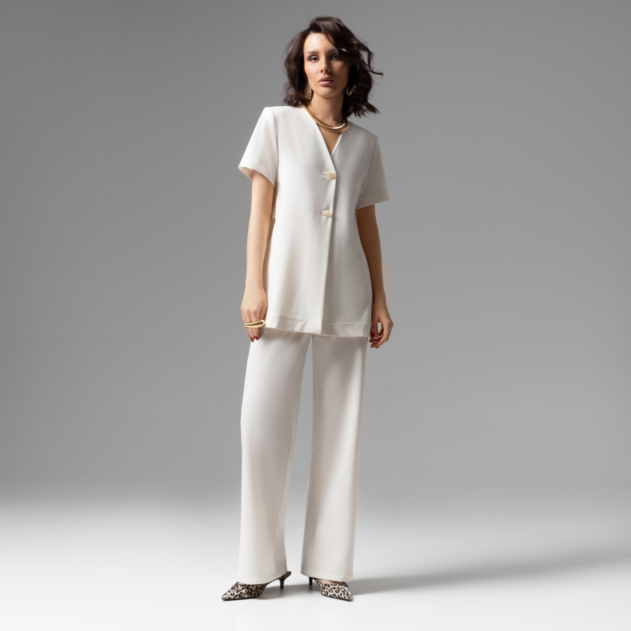 Ст.цена 4490р. Брючный костюм, На шаг впереди моды