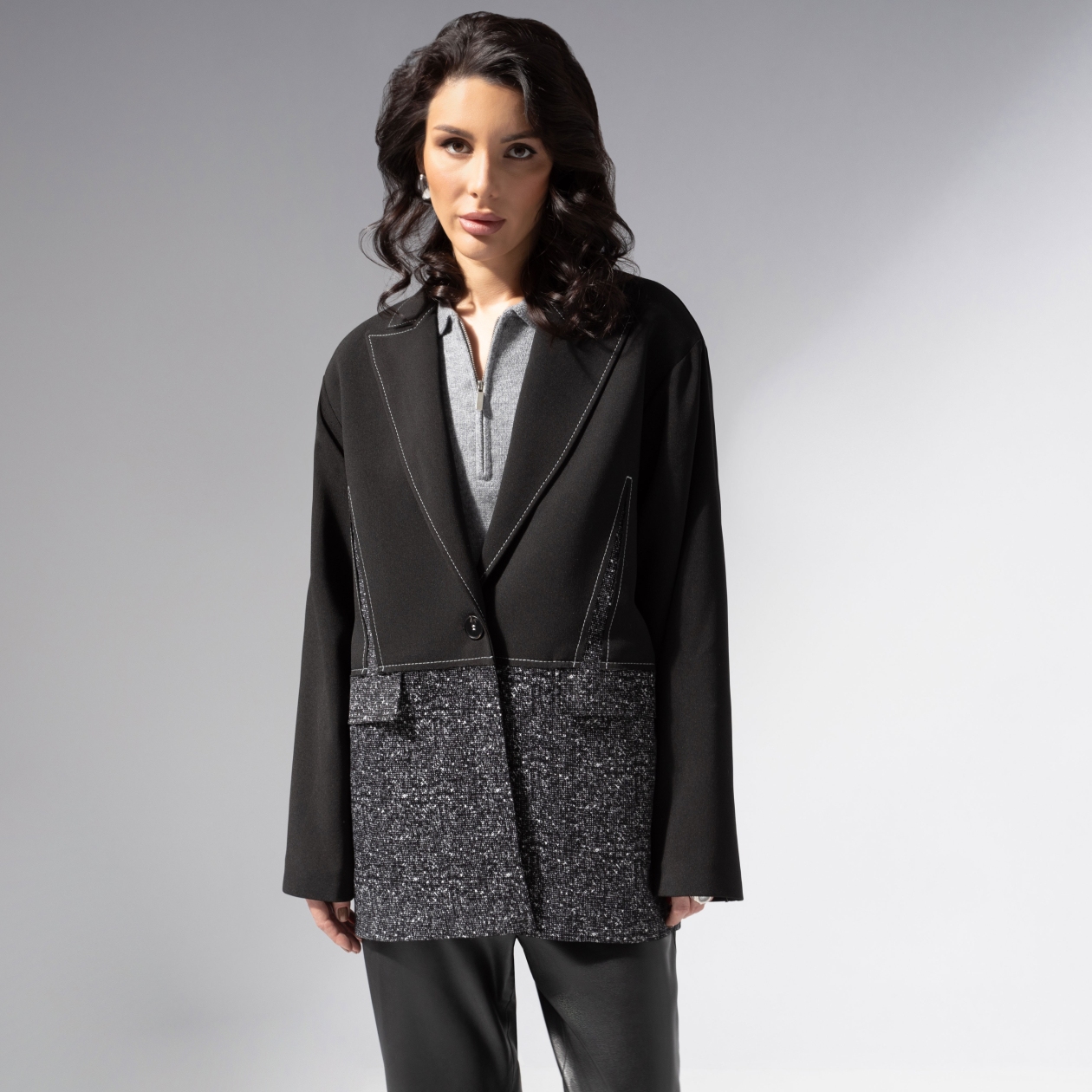 Ст.цена 3990р. Жакет на подкладе с подплечниками, Решительный ход (оригинал)