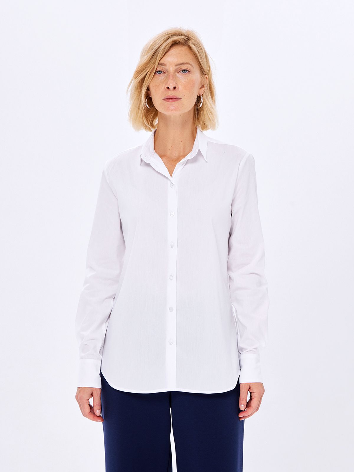 Блузка женская дл. рук. T-lab TL-B-003B-белый