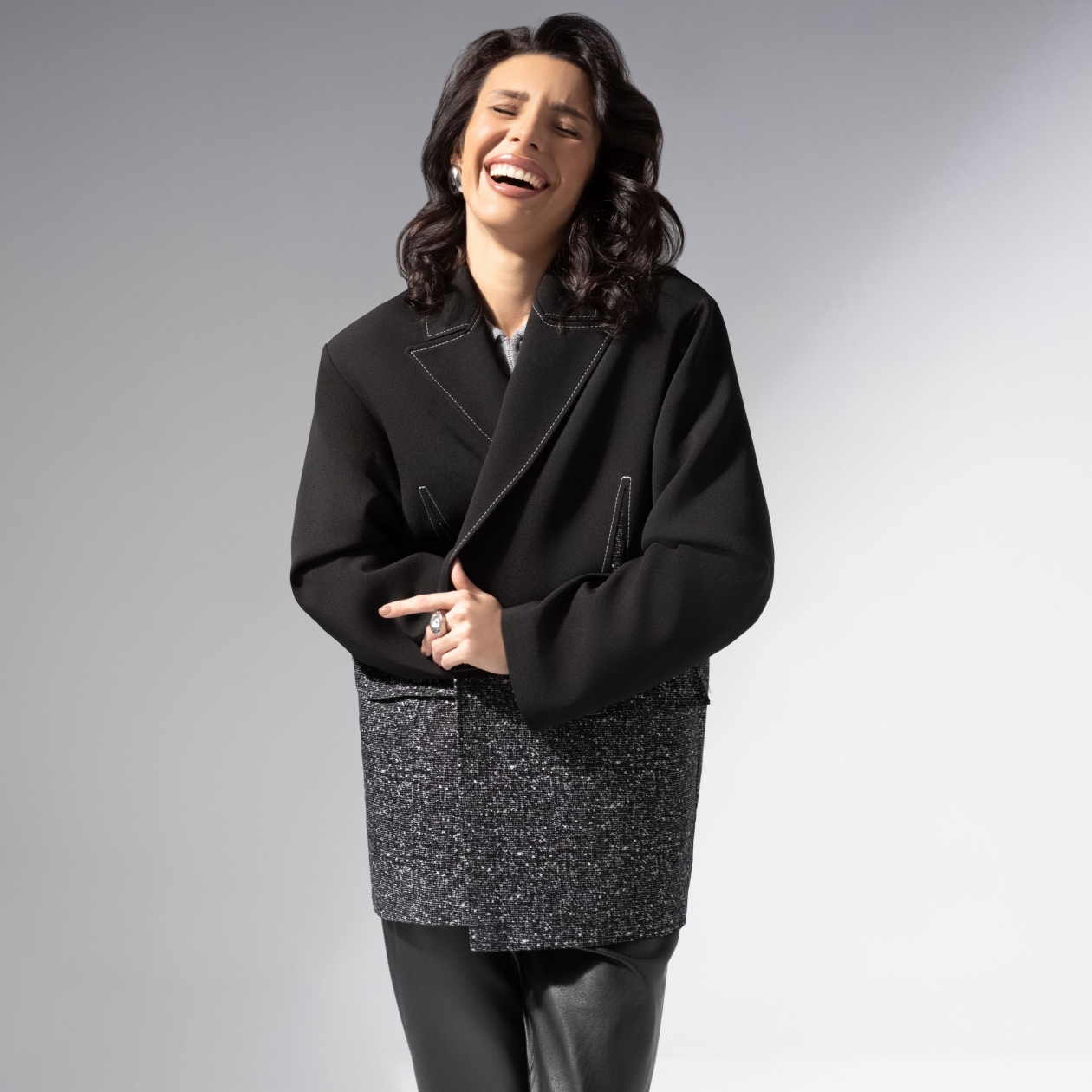 Ст.цена 3990р. Жакет на подкладе с подплечниками, Решительный ход (оригинал)