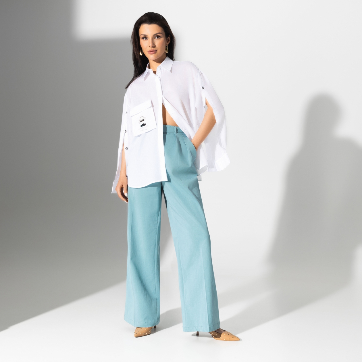 Ст.цена 2490р. Рубашка, Сюжет для роскоши (вайт)