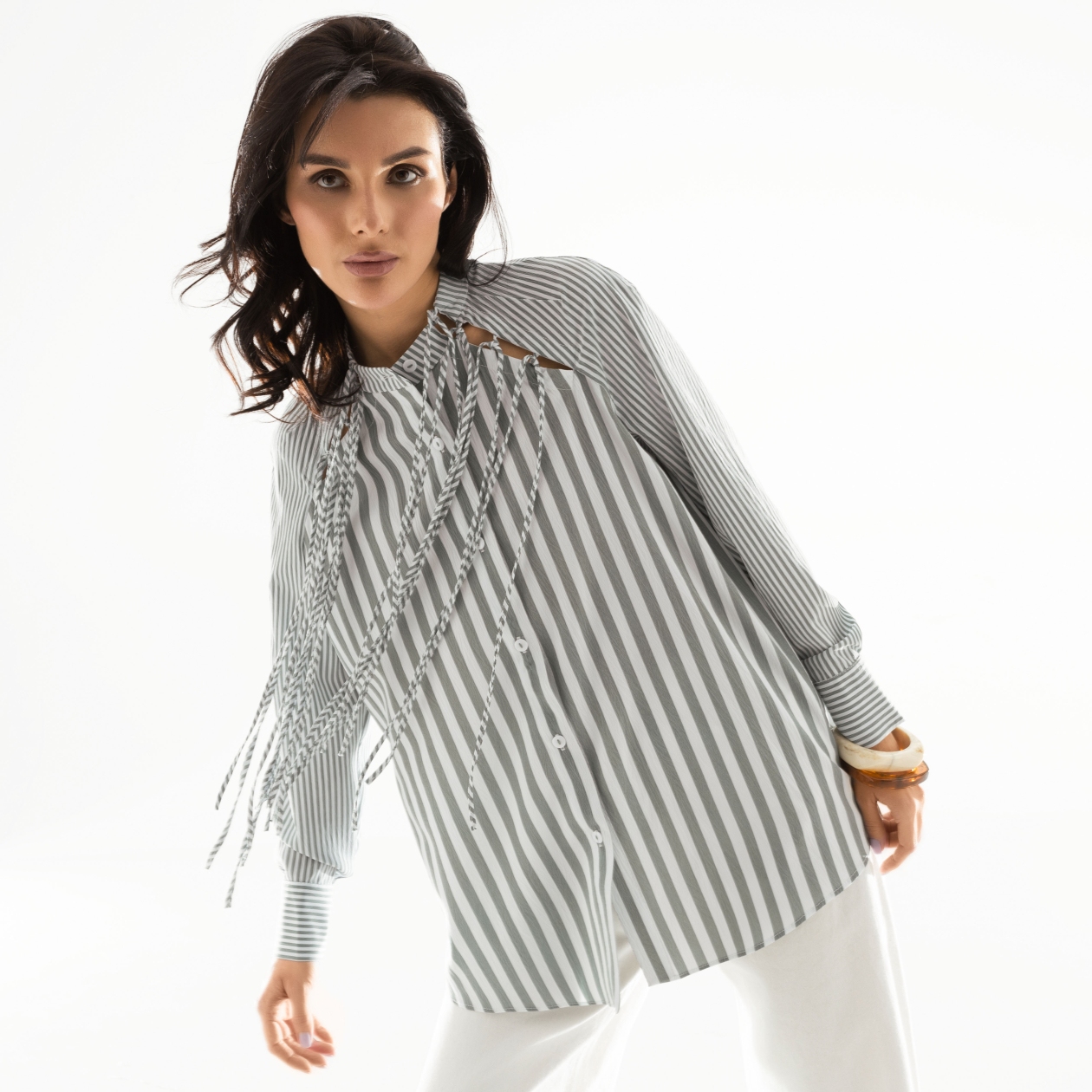 Ст.цена 2290р. Рубашка, Модная экспертиза (green)