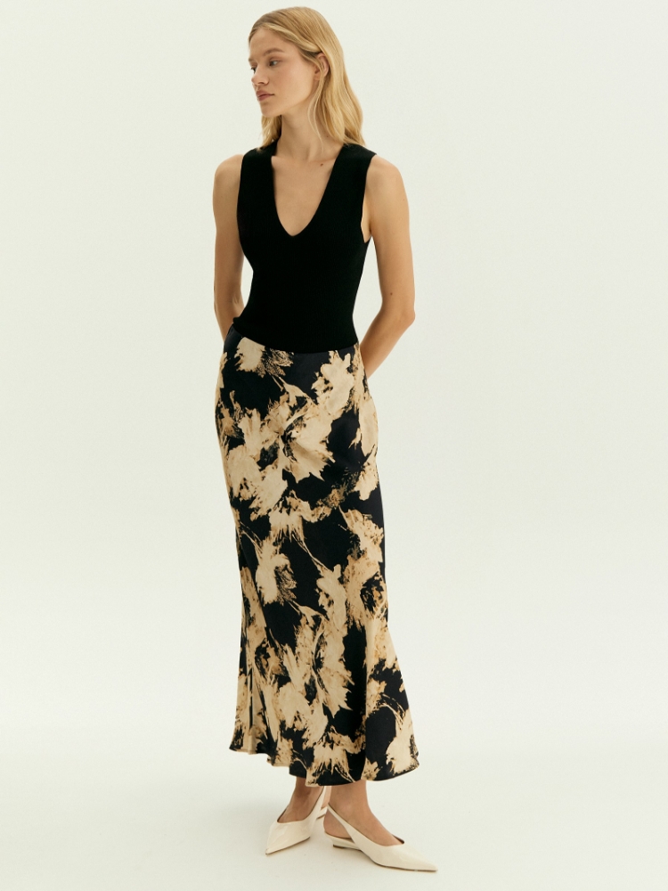 Юбка а-силуэта из вискозы ,
100% вискоза ,