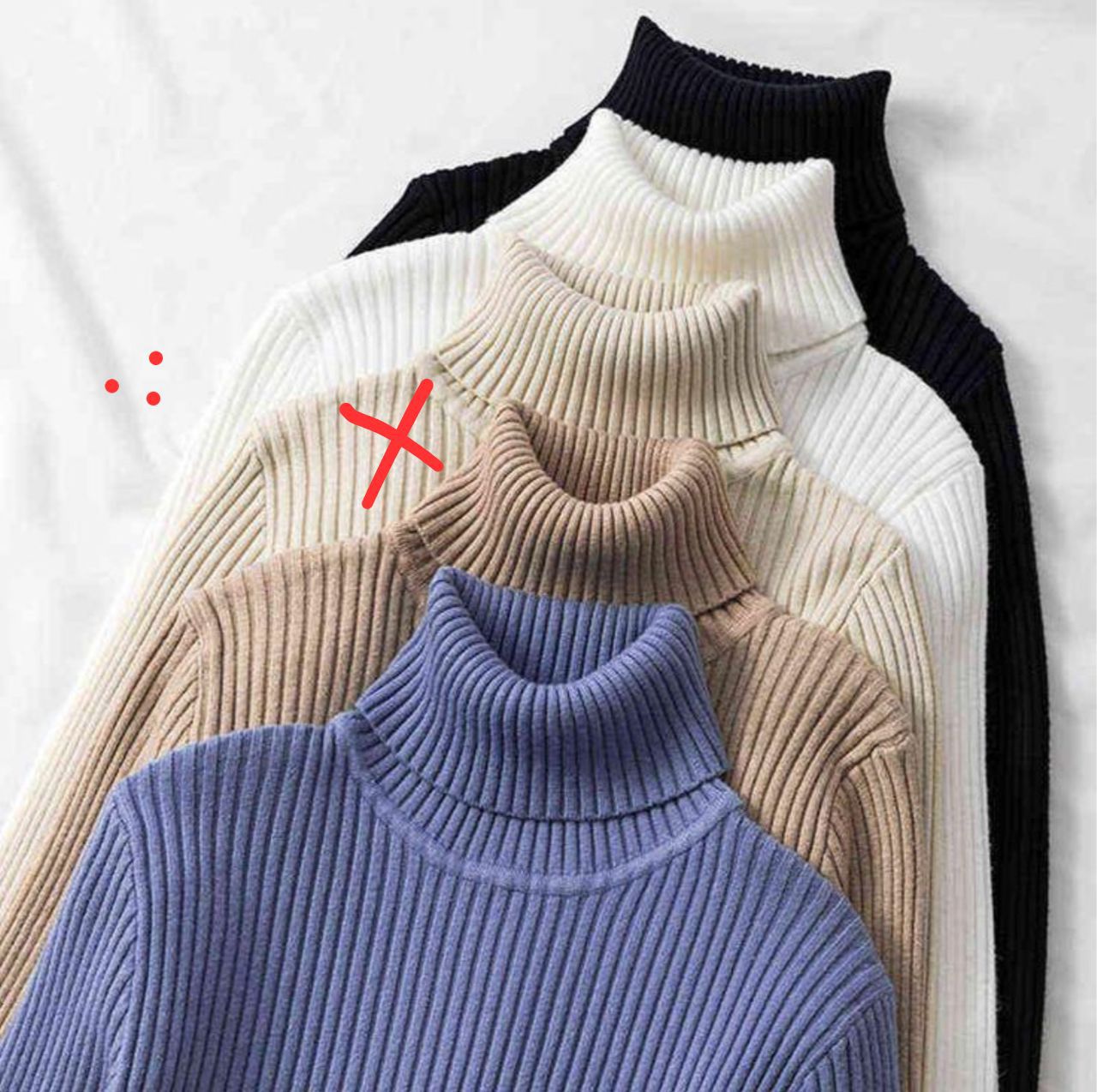 Водолазка женская (без выбора цвета), код 7357002