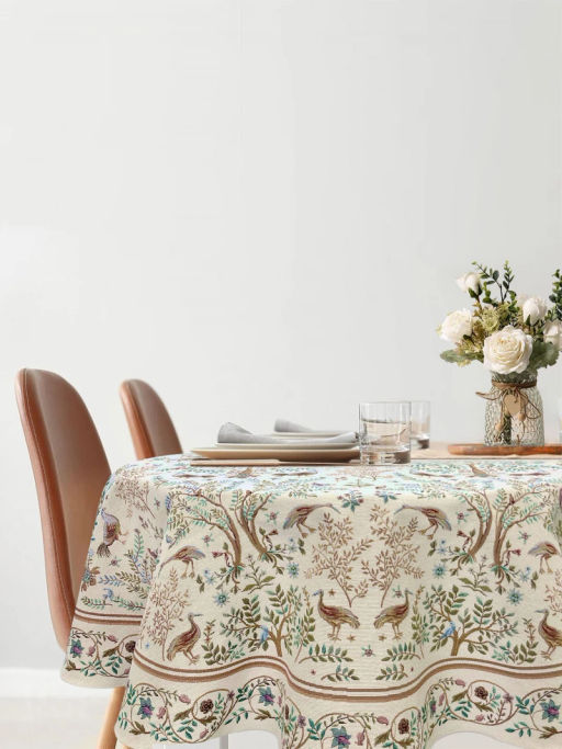 Рапсодия крем Скатерть овал 160х250 см 2519074 New