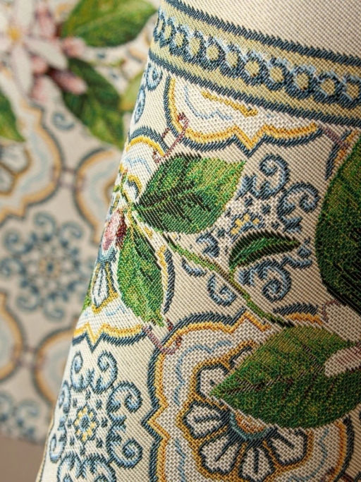 Изразцы лимоны Скатерть круг д165 см 2102598