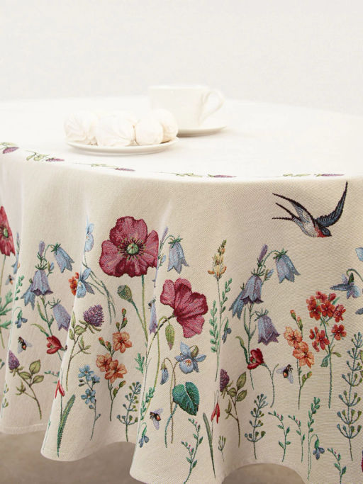 Ласточки Скатерть овал 160х260 см 2105632