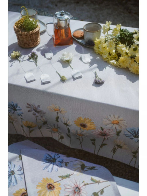Ромашки Скатерть 140х140 см 2106651