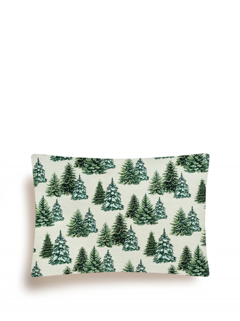 Ели заснеженные Наволочка 50х70 см 2520418 односторонняя New
