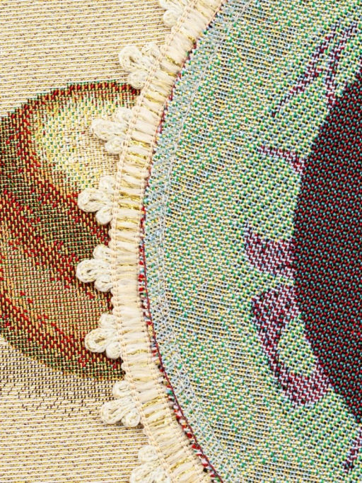 Рождественская ночь красный бордюр Комплект салфеток 2шт д23см 2104310