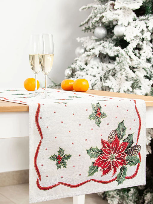 Пуансетия Салфетка 44х100 см 2107179