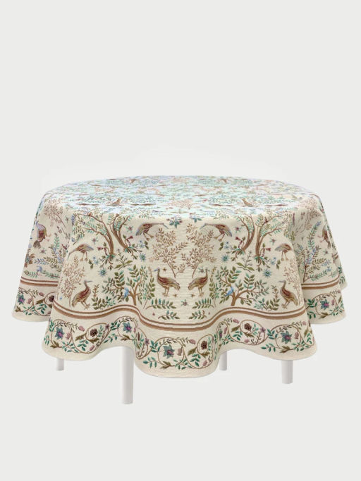 Рапсодия крем Скатерть овал 160х250 см 2519074 New