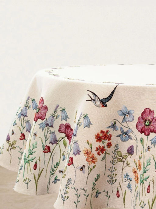 Ласточки Скатерть круг д165 см 2102554