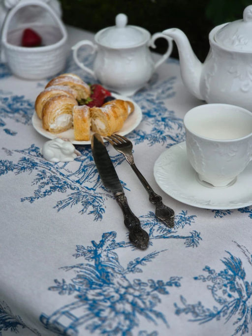 Туаль Леди Голубой Скатерть 120х160 см н/р 2107074