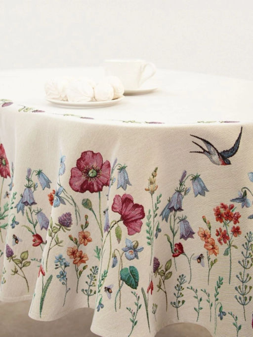 Ласточки Скатерть овал 160х260 см 2105632