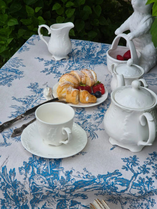 Туаль Леди Голубой Скатерть 120х160 см н/р 2107074