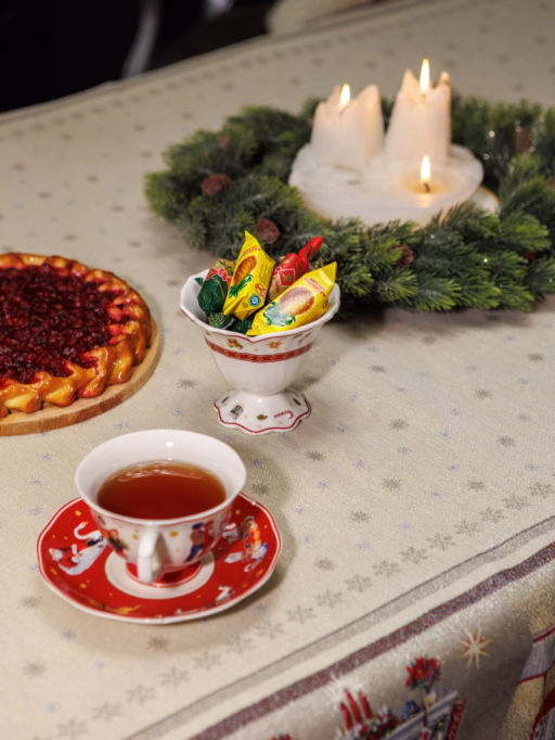 Котята у камина Скатерть 140х240 см 2102435 люрекс