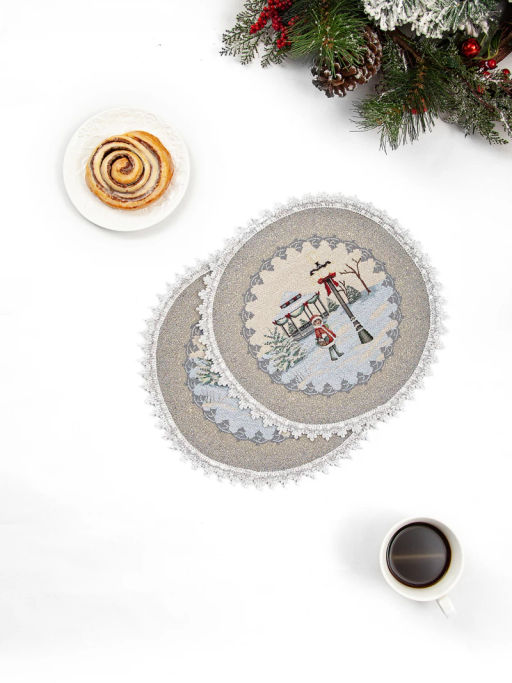 Игры во дворе Комплект салфеток 2шт круг д27см 2105047