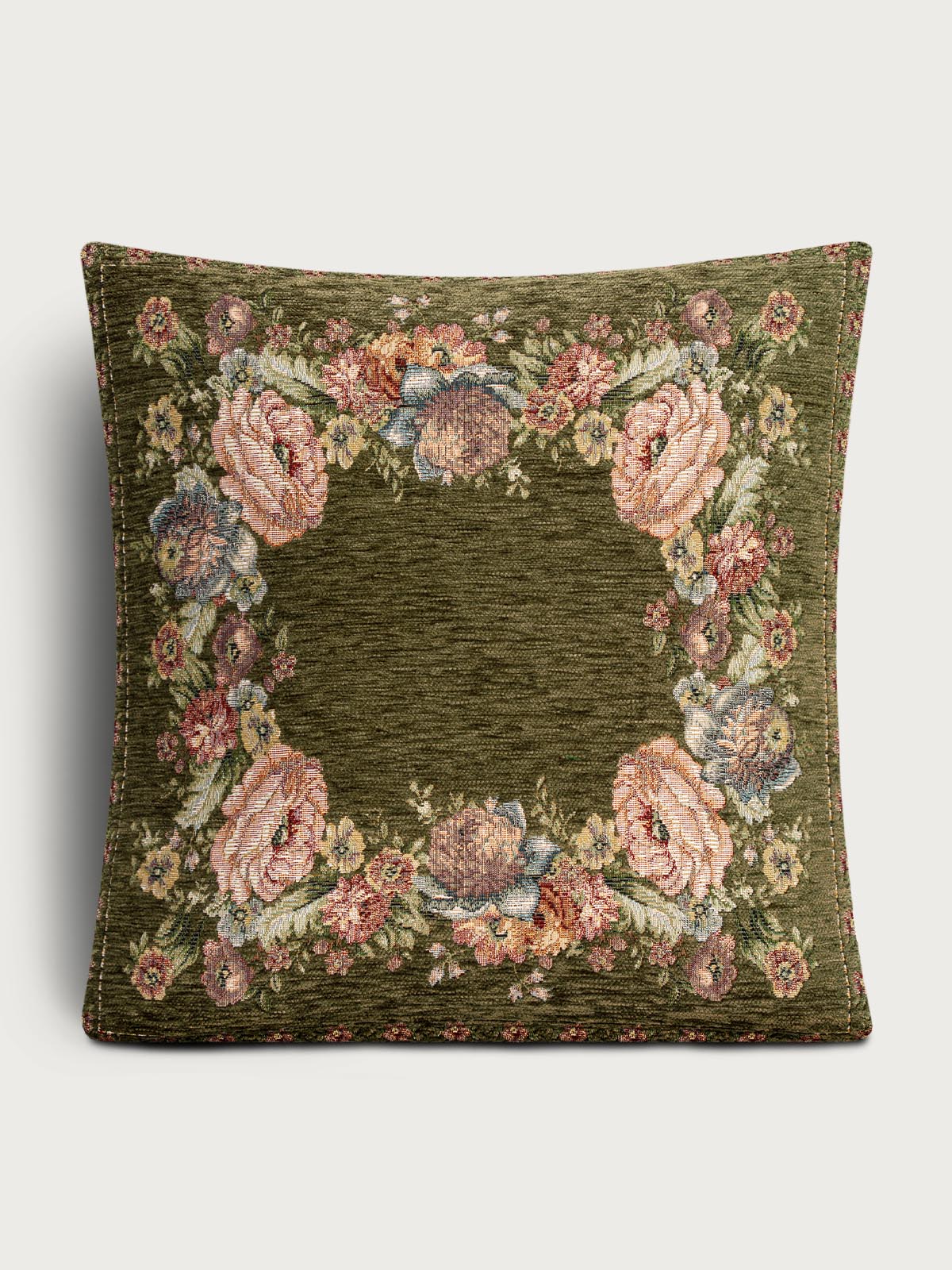 ЗС Зеленая Наволочка Квадрат 45х45 см ХАКИ 2109195