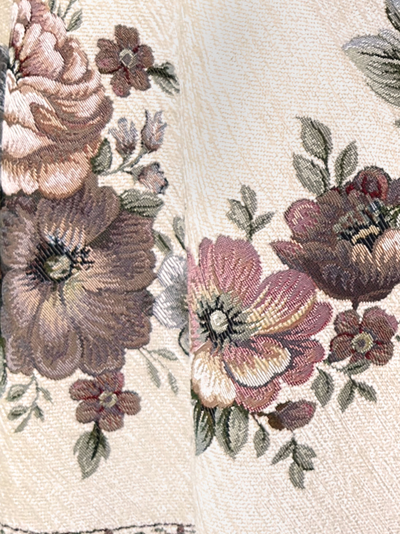 ЗС Белая Скатерть Бабочка овал 155х255 см 2106978 подгиб