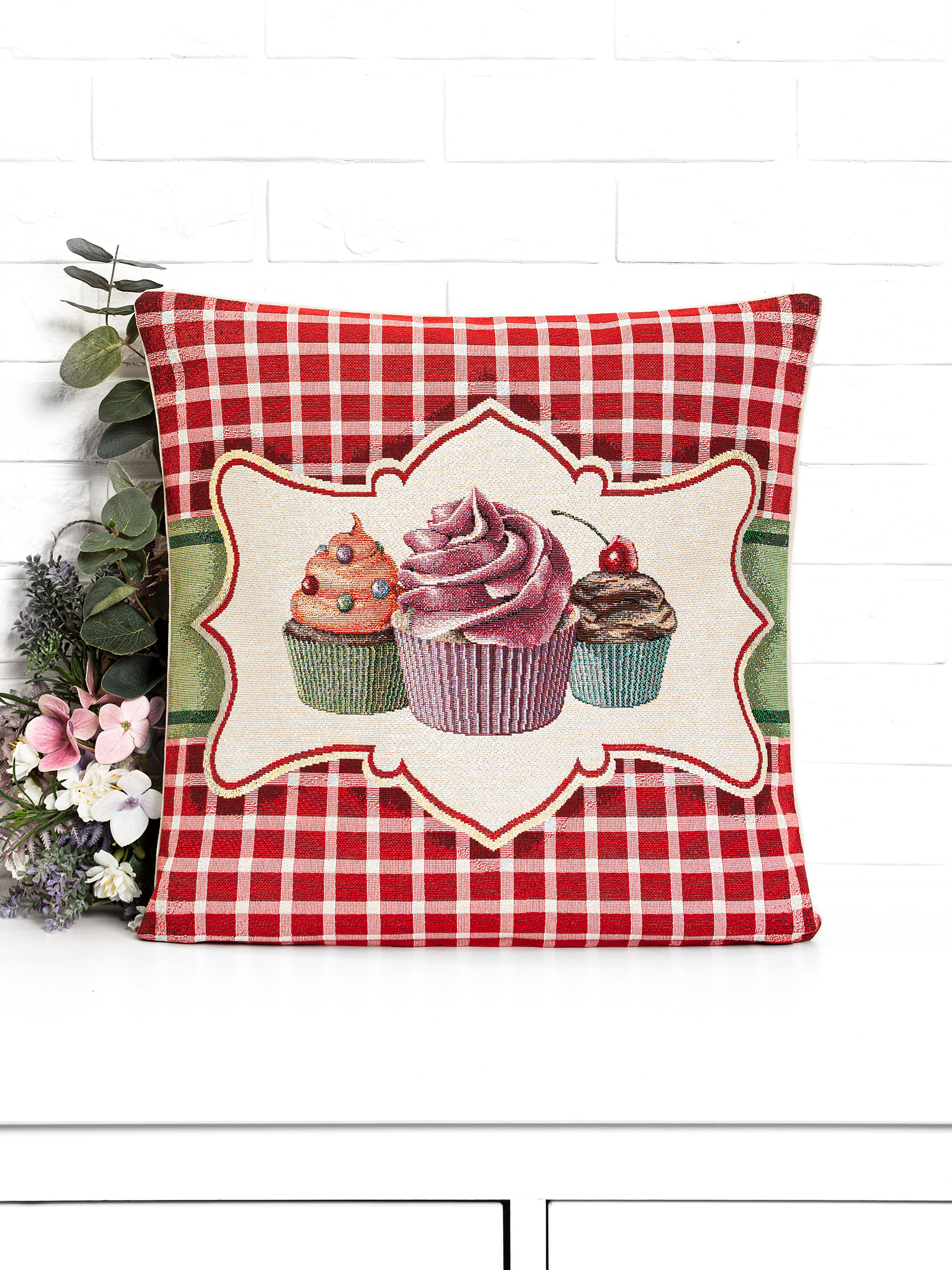 Кондитер Капкейки Наволочка 45х45 см 2103797