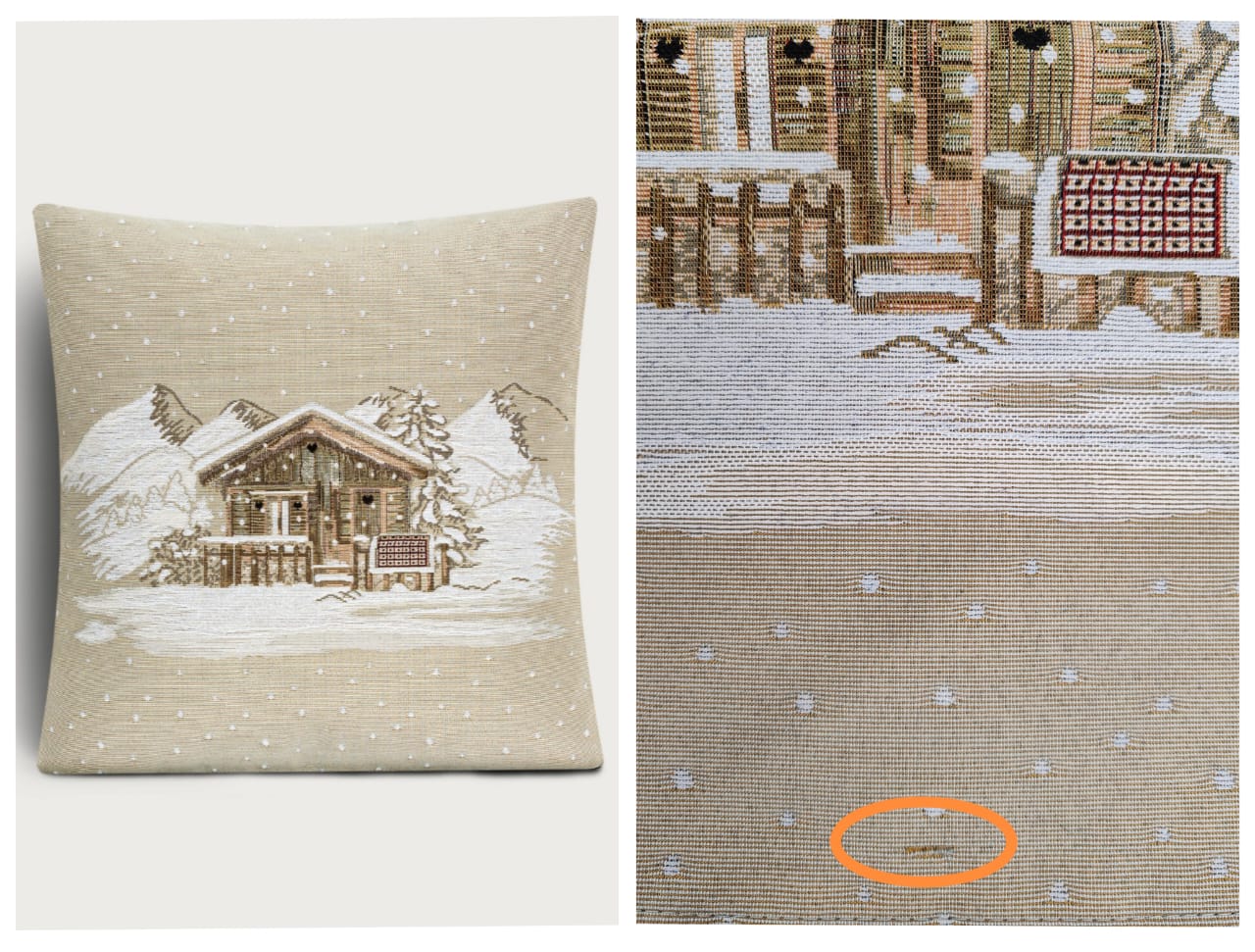 Outlet Монблан Шале Наволочка 45х45 см 2517321 Без люрекса