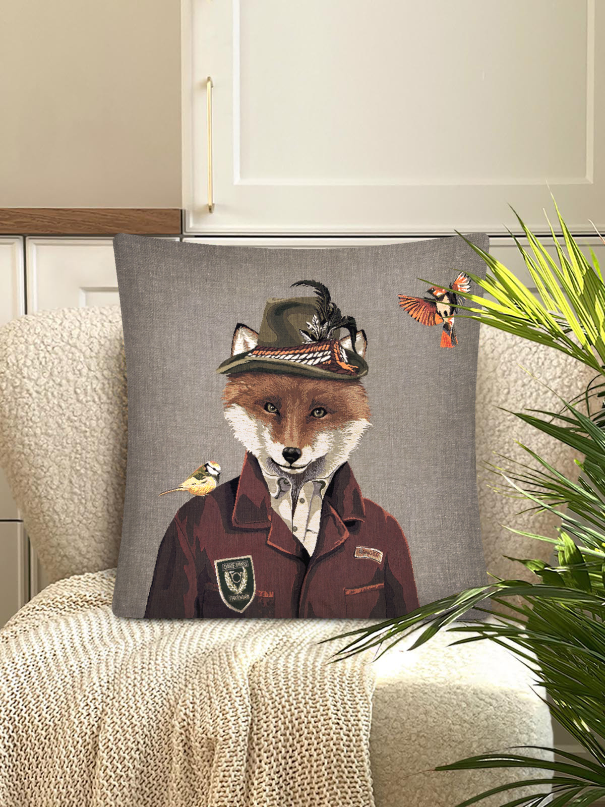 Страна чудес Лис охотник Наволочка 45х45 см 2104879