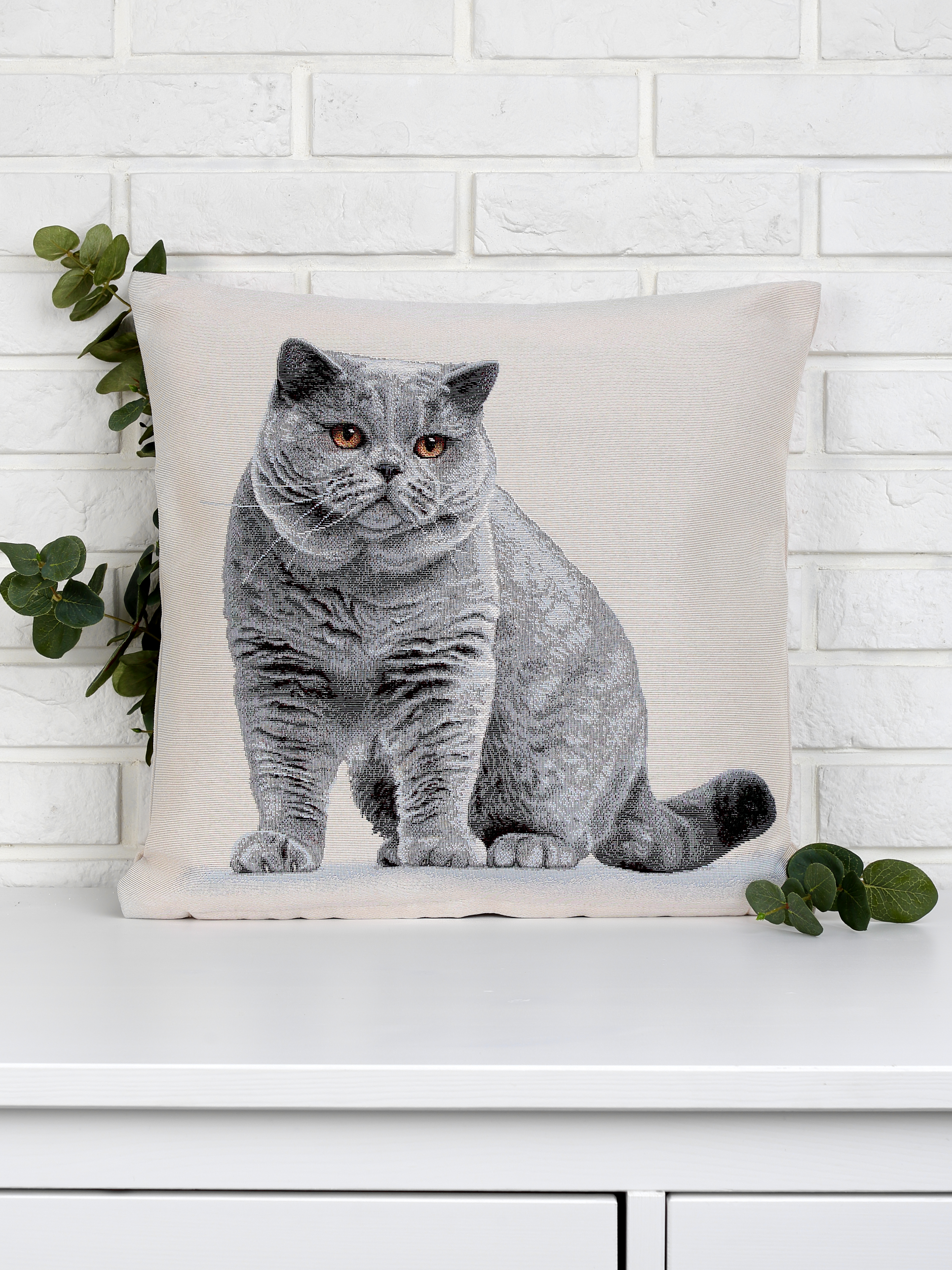 Британская короткошерстная кошка Наволочка 45х45 см 2100642 NEW