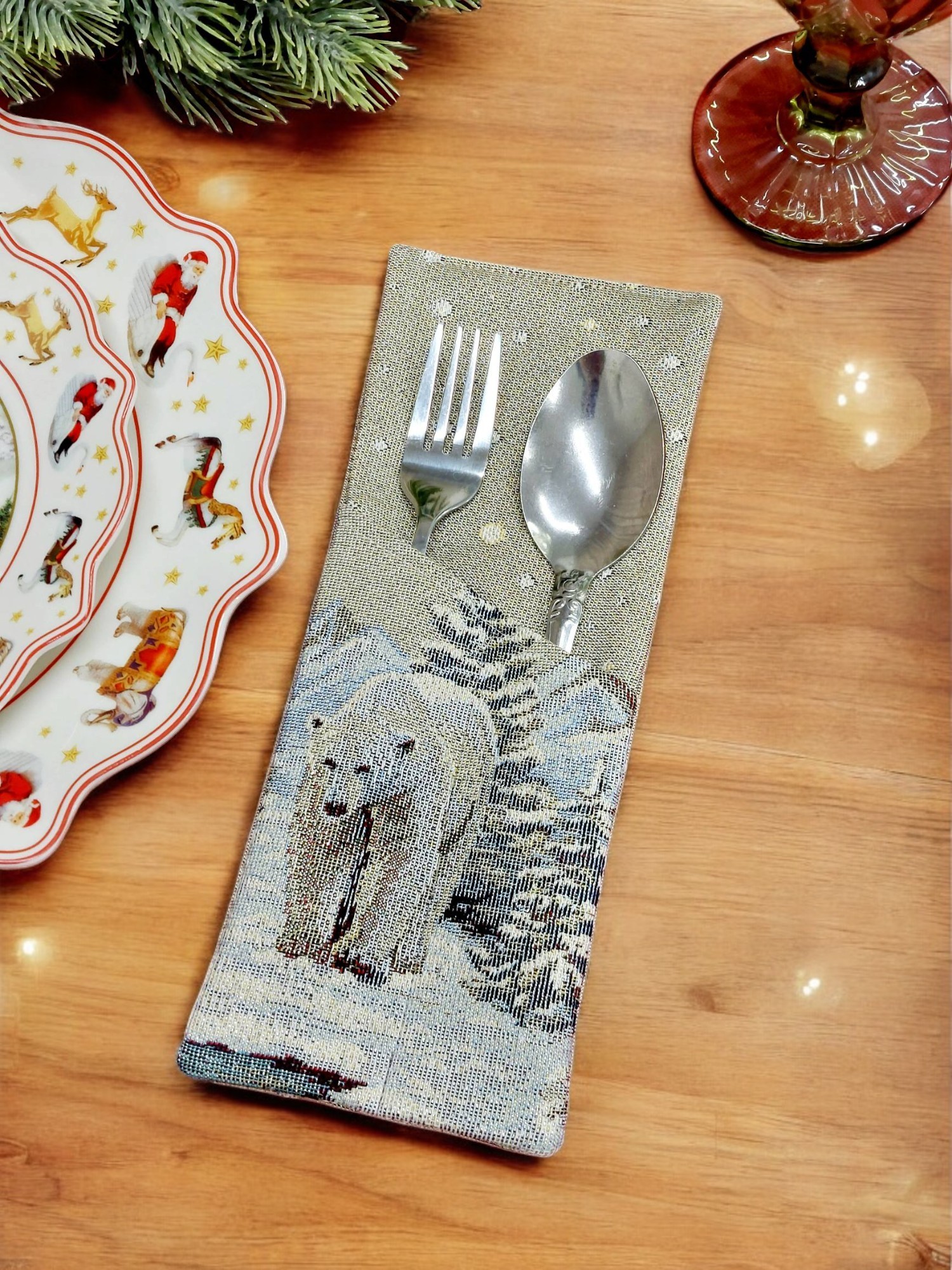 Конверт для Сервировки ( комплект 2 шт ) Арктика 2 2415542 серебро