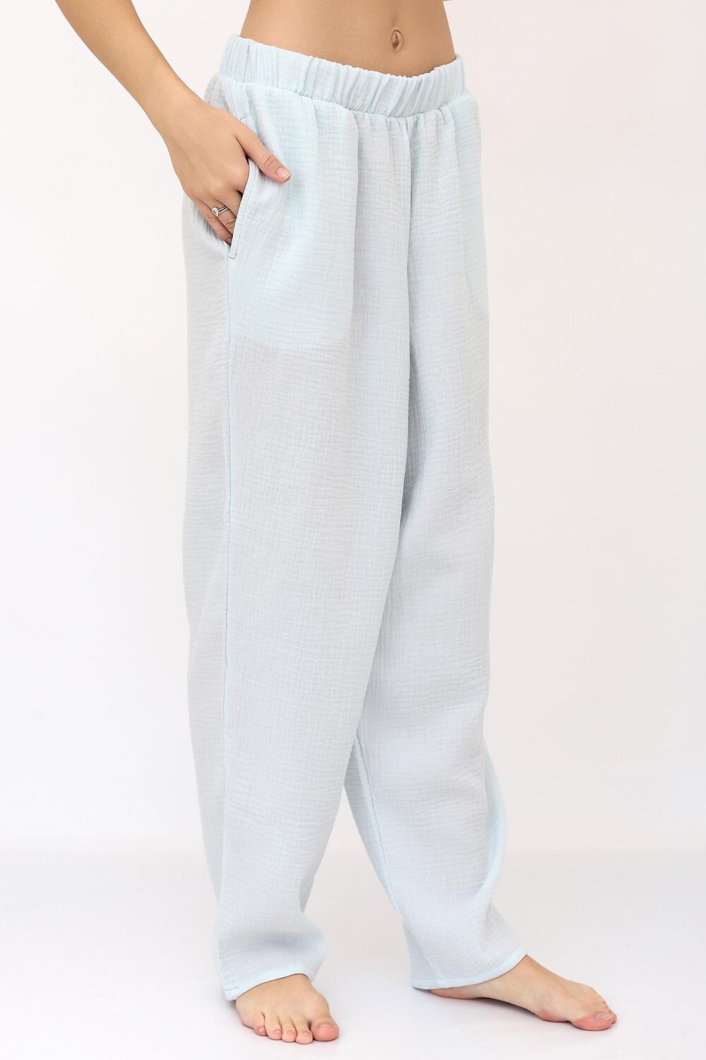 ст. цена1380руб.! Lika Dress Брюки 8474Голубой