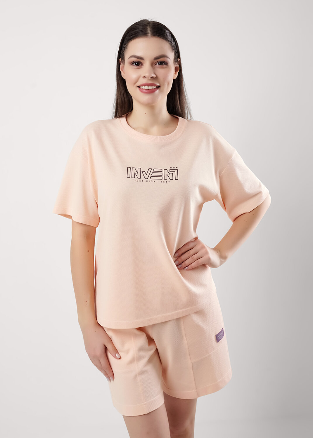 ст. цена1790руб.! CLEVER Пижама LP25-1159/1персиковый