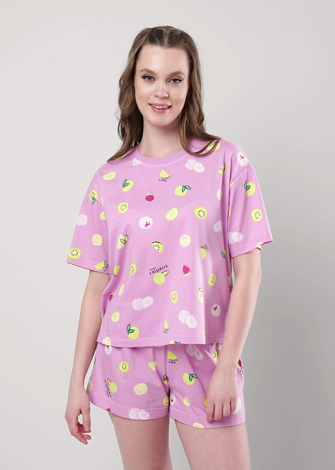 ст. цена1250руб.! CLEVER Пижама LP25-1158/1т.розовый/св.зелёный