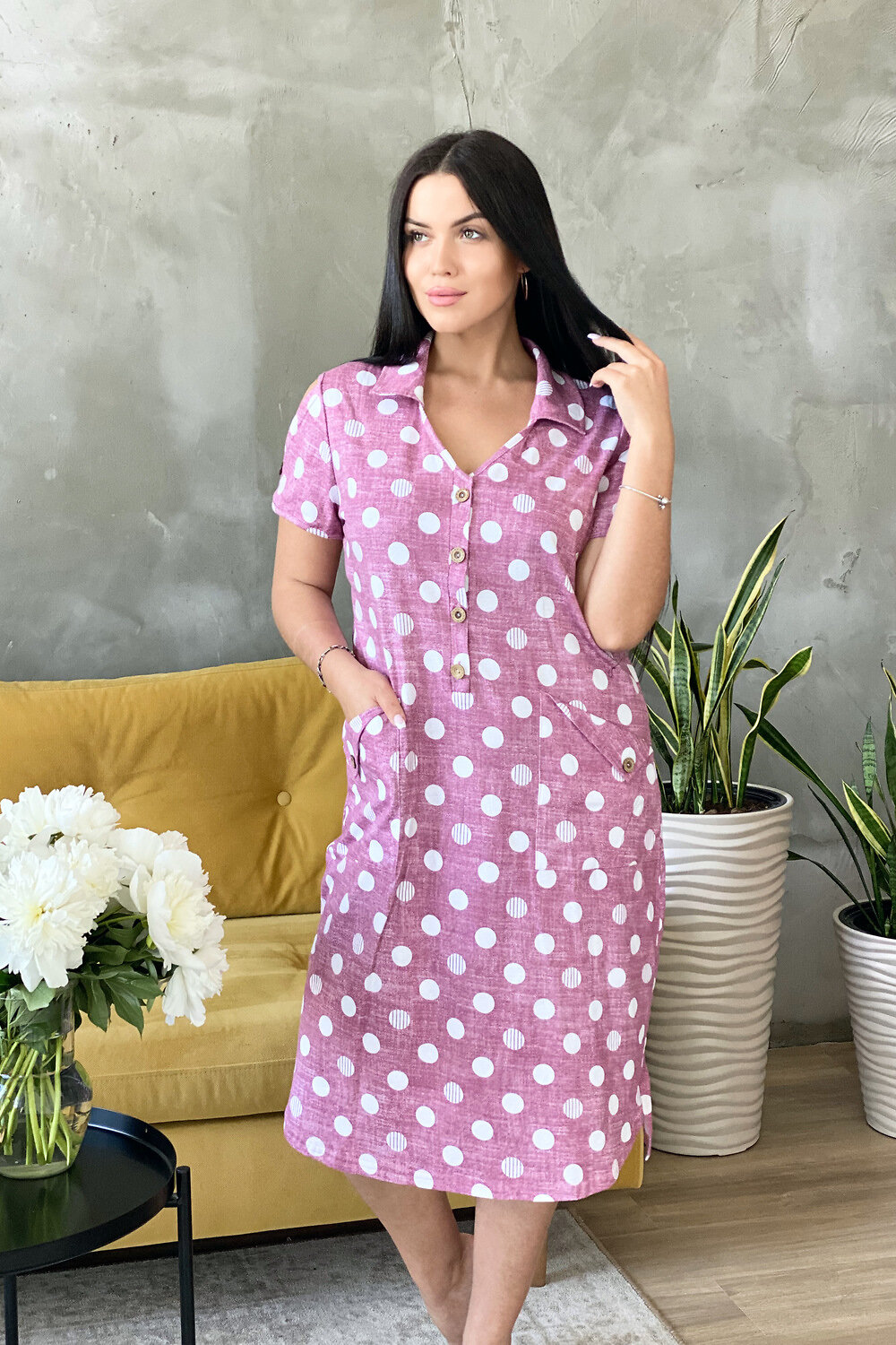 ст. цена738руб.! Натали Платье 7270розовый