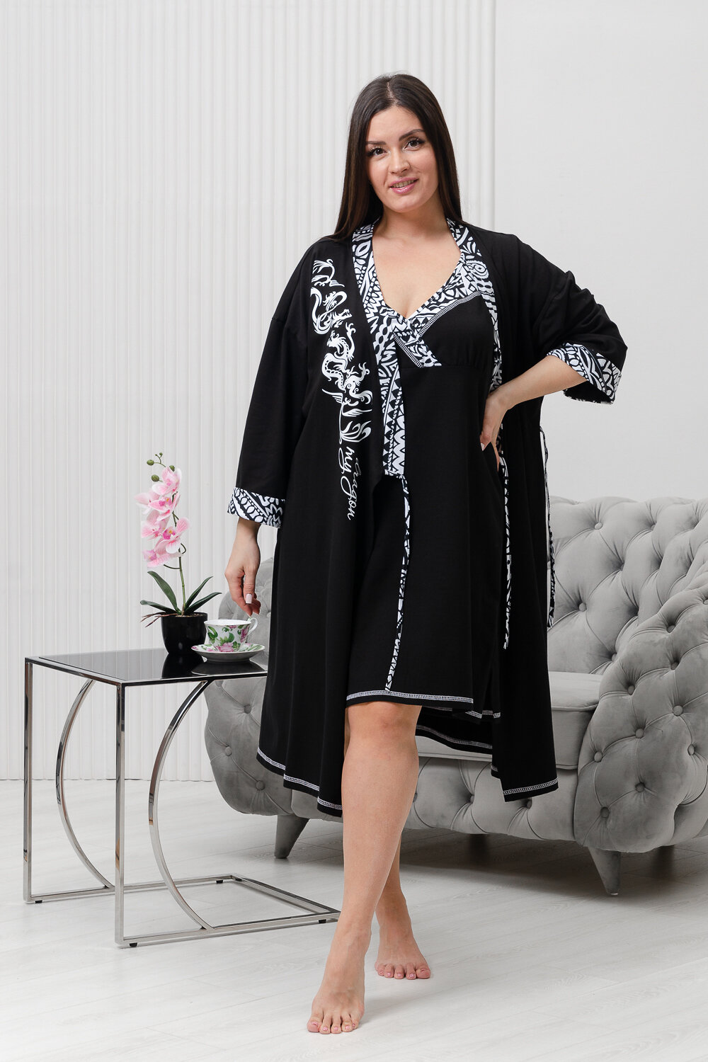 ст. цена780руб.! Натали Сорочка 8420орнамент