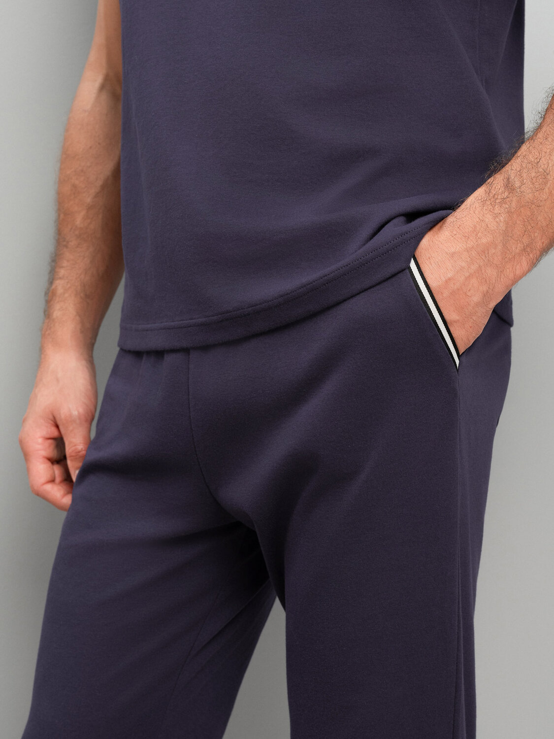 ст. цена2628руб.! INDEFINI Пижама 4040PBCтемно-синий