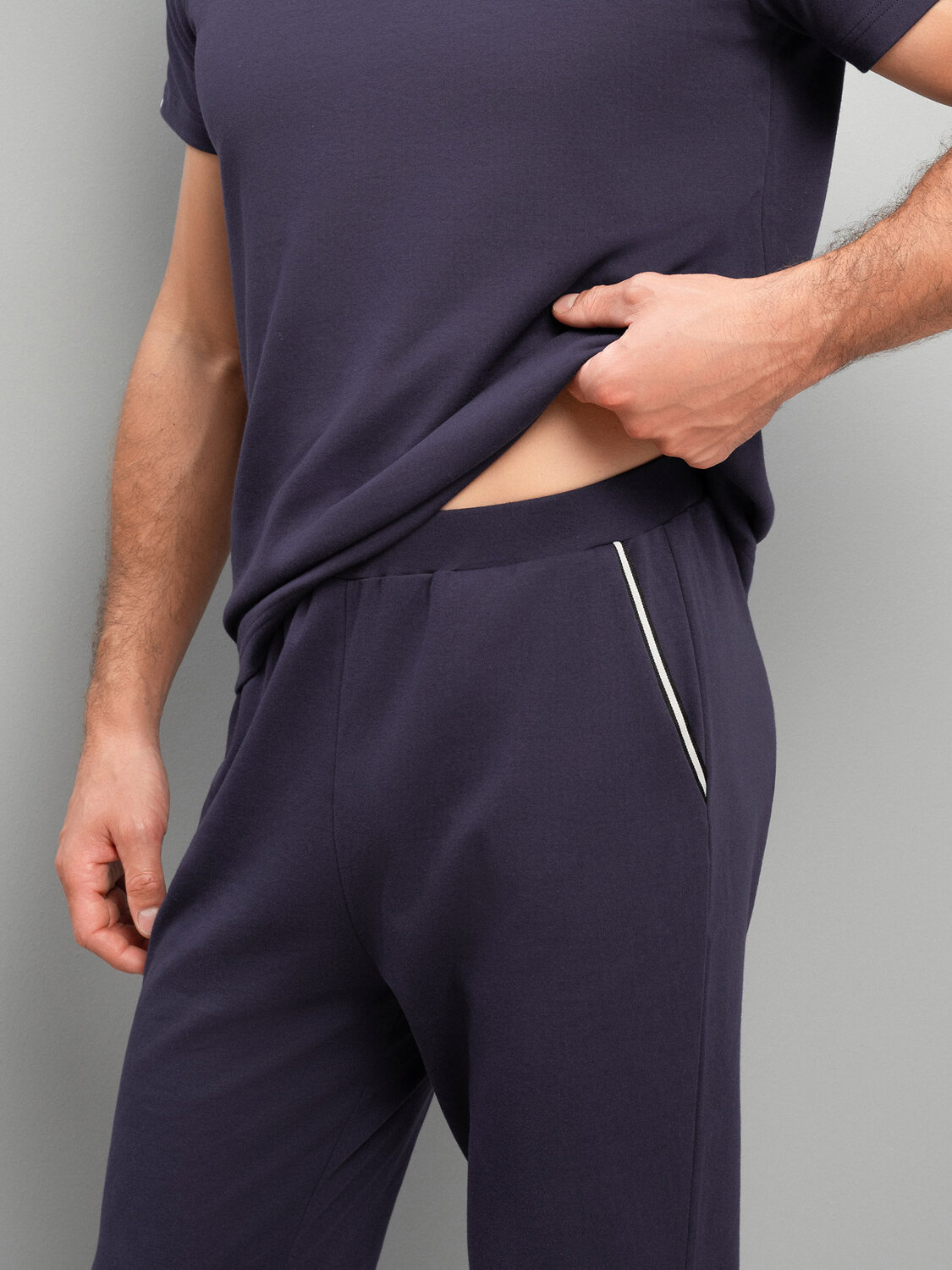 ст. цена2628руб.! INDEFINI Пижама 4040PBCтемно-синий