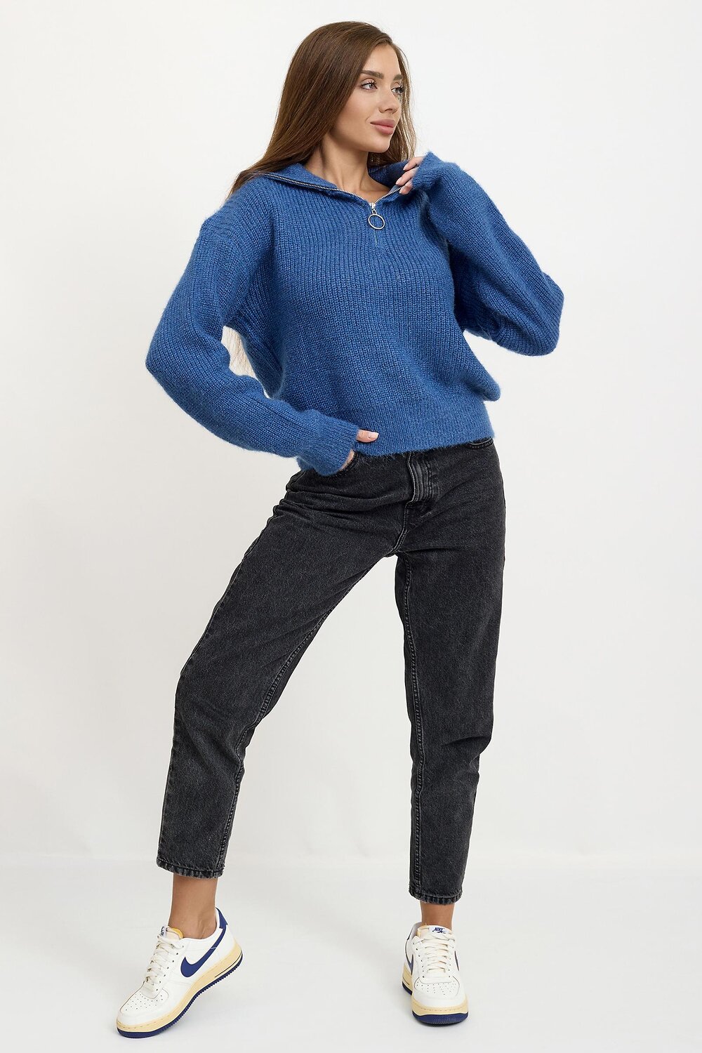 ст. цена1500руб.! Lika Dress Свитер 9786Синий