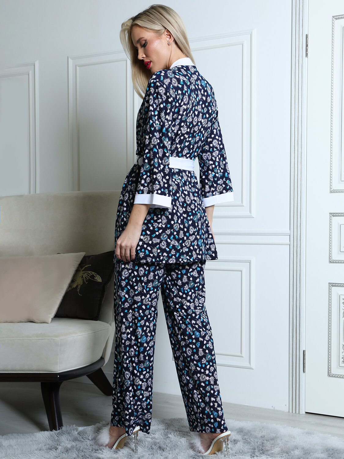 ст. цена2640руб.! DStrend Пижама ДО-0084Тёмно-синий