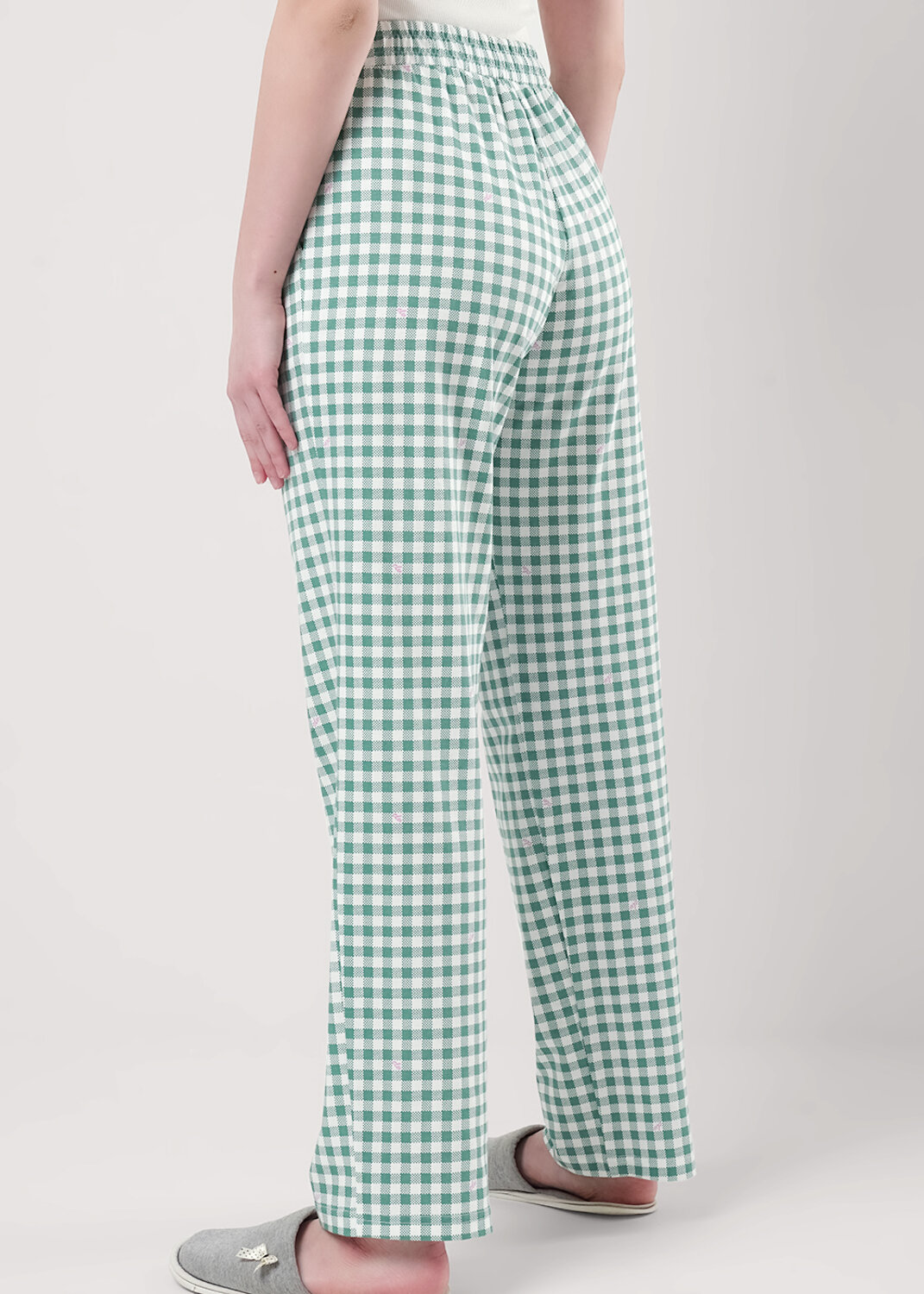 ст. цена1090руб.! CLEVER Брюки LTR25-968молочный/св.зелёный