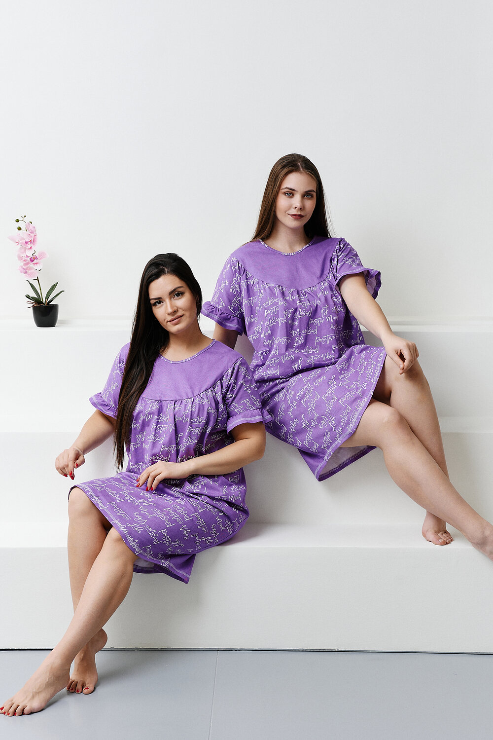 ст. цена792руб.! Натали Сорочка 9173сиреневый