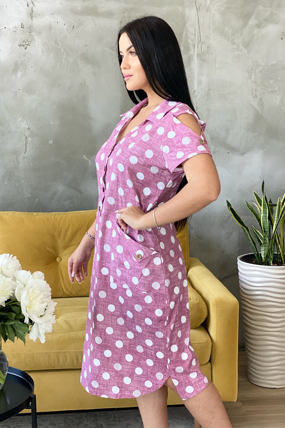 ст. цена738руб.! Натали Платье 7270розовый