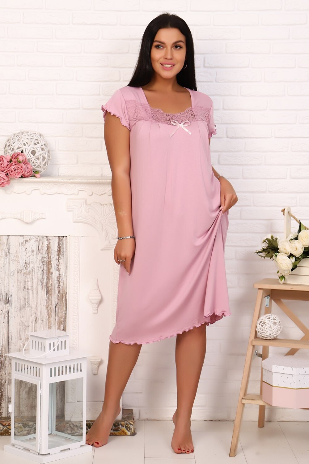 ст. цена816руб.! Натали Сорочка 25721сухая роза