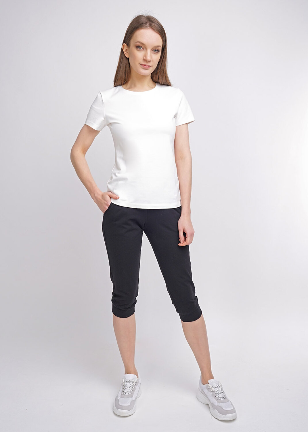 ст. цена1272руб.! CLEVER Бриджи LTR007чёрный