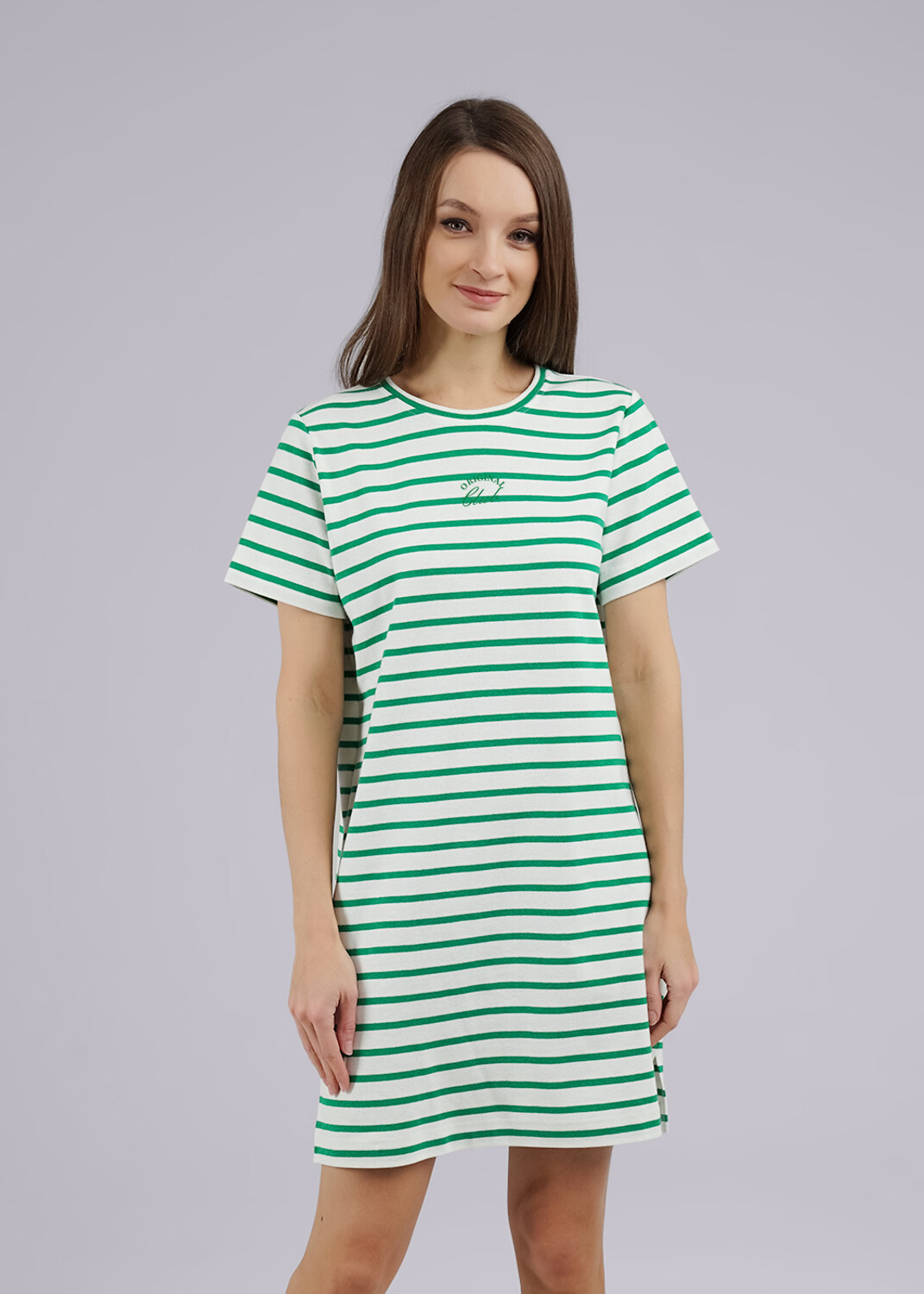 ст. цена1590руб.! CLEVER Платье LDR24-1099/2молочный/зелёный