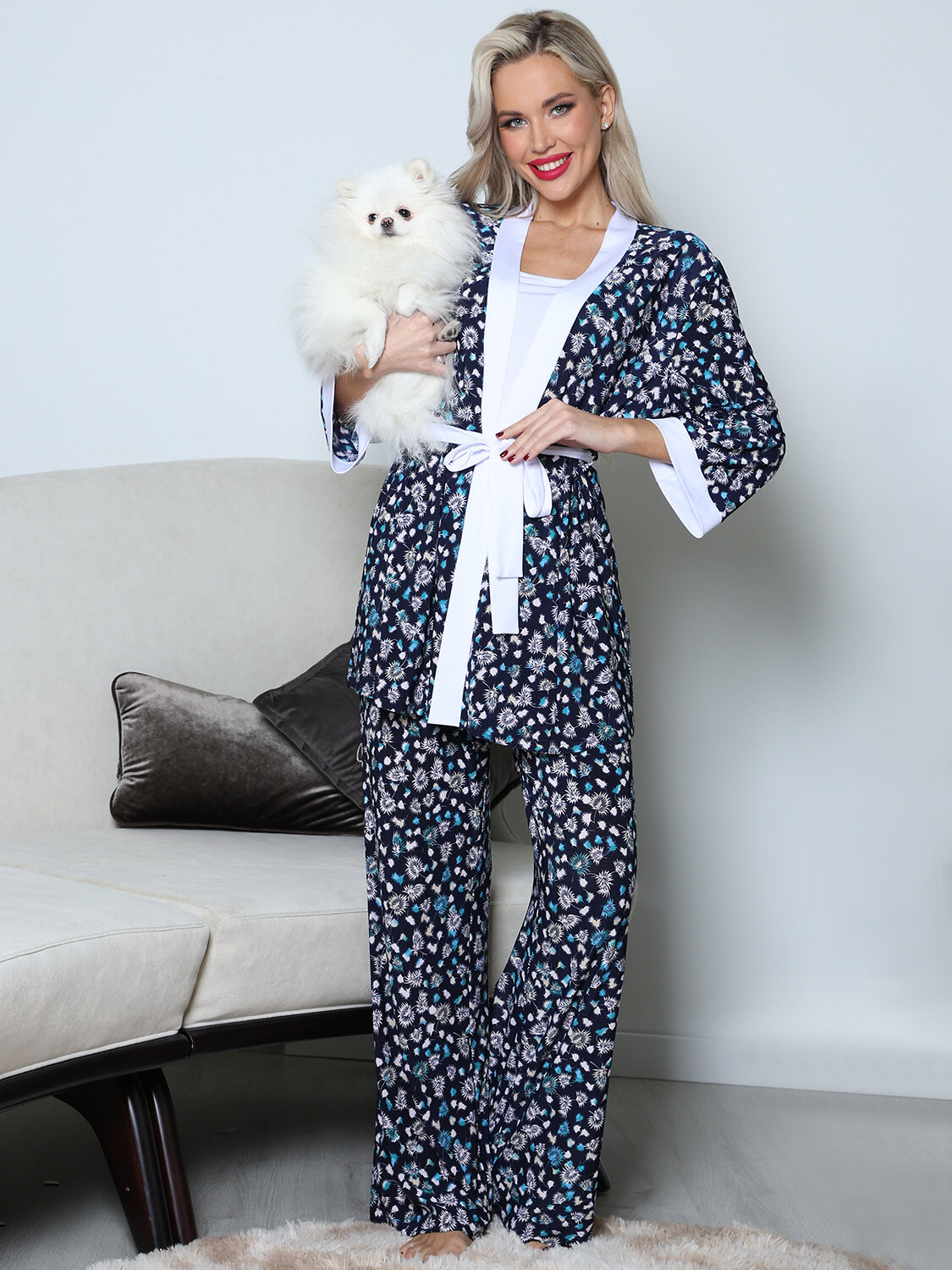 ст. цена2640руб.! DStrend Пижама ДО-0084Тёмно-синий