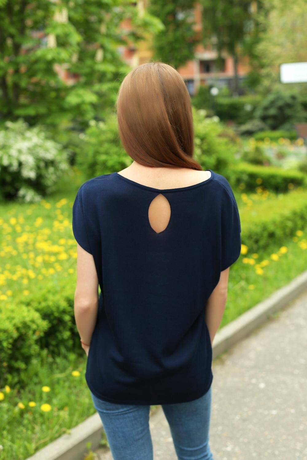 ст. цена850руб.! Lika Dress Джемпер 6003Темно-синий